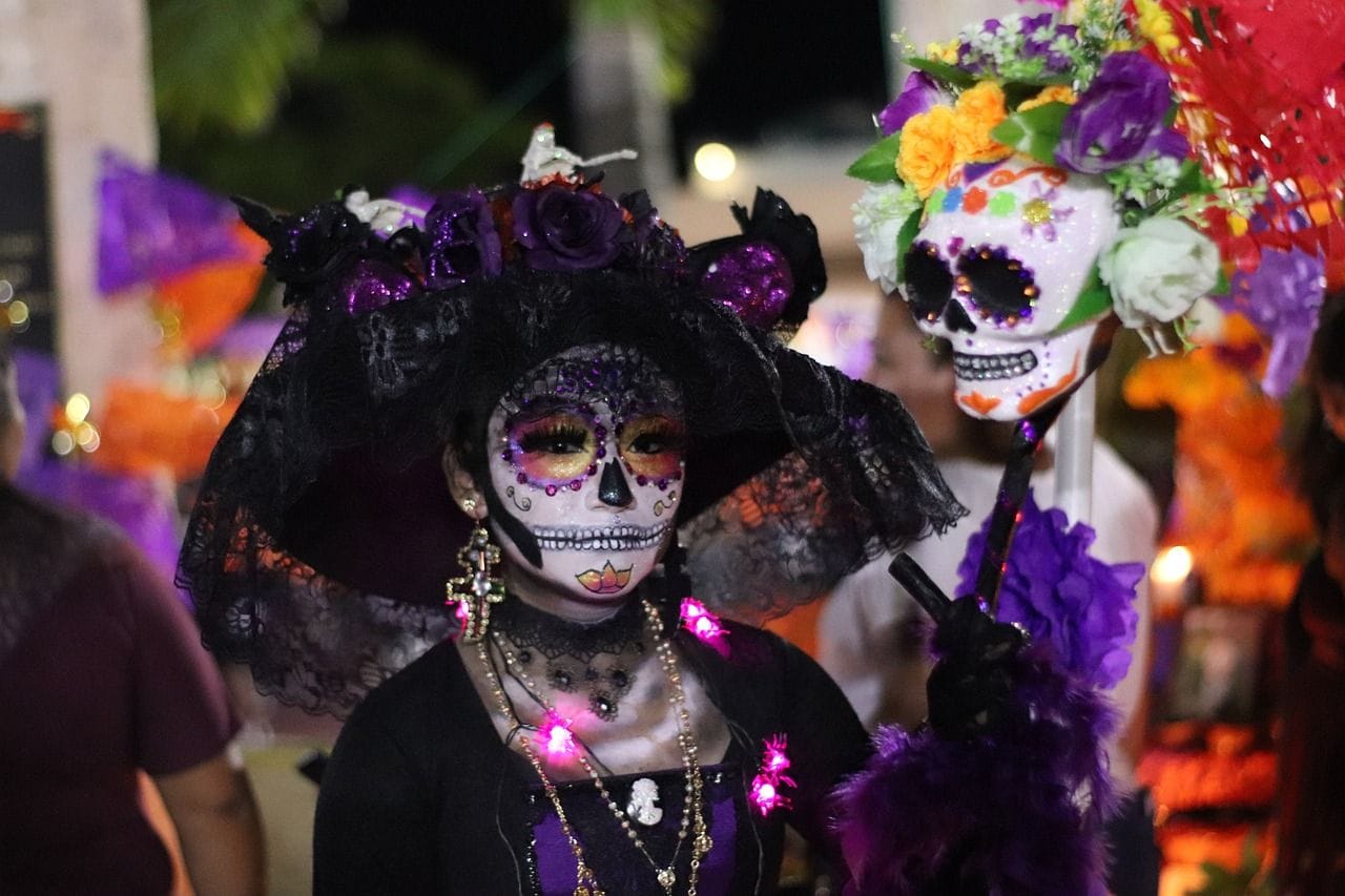 Disfraz De La Catrina Para Halloween Y Día De Muertos - Vestido De Esqueleto Para Mujer