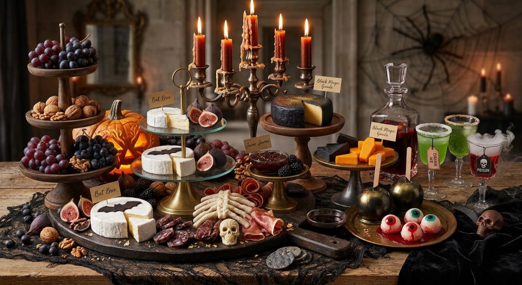mesas de banquete de halloween